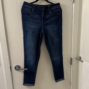 Dark Indigo Women's Ankle Jeans